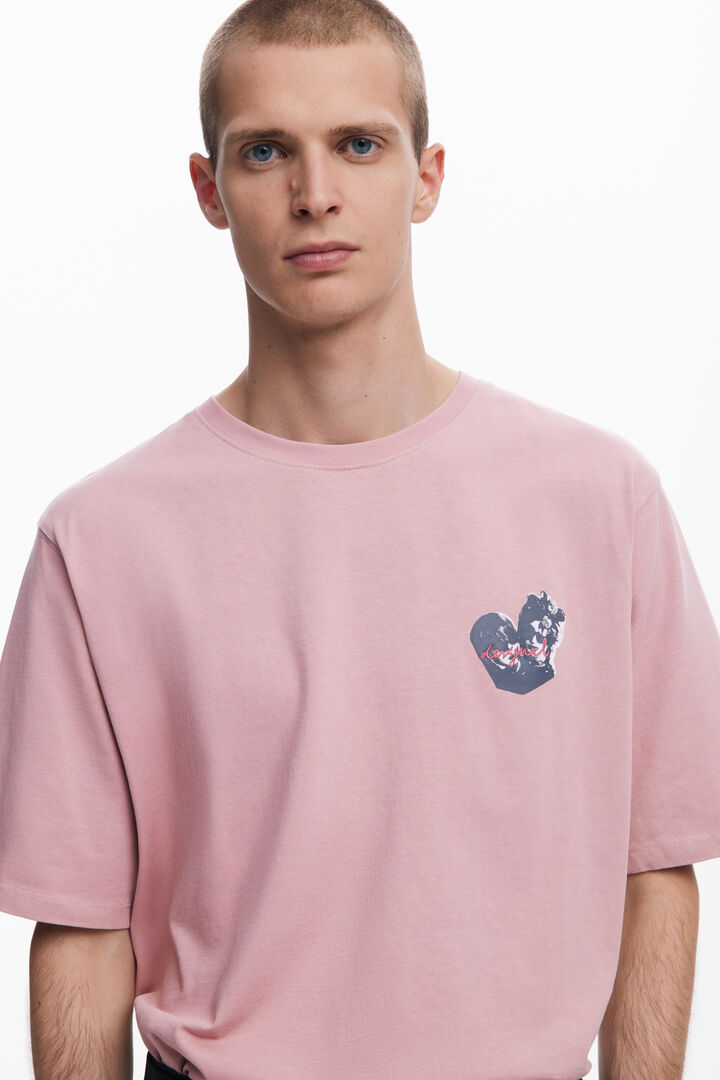 Lithograph roses T-shirt | Desigual