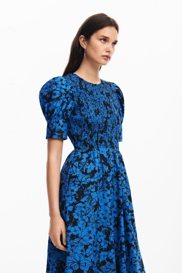 Vestido midi flores | Desigual