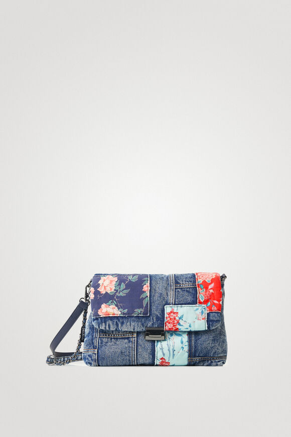 Borsa a tracolla patch jeans