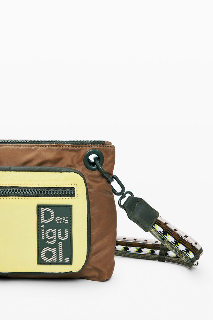 Mochila voyager bicolor encerada | Desigual