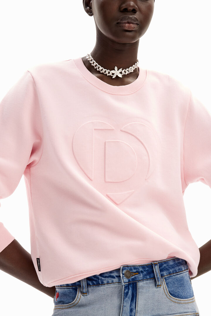Felpa logo rilievo | Desigual