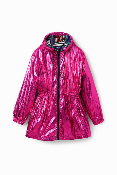 Parka metallizzato cappuccio | Desigual
