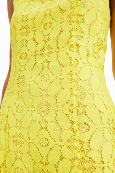 Vestido corto encaje | Desigual
