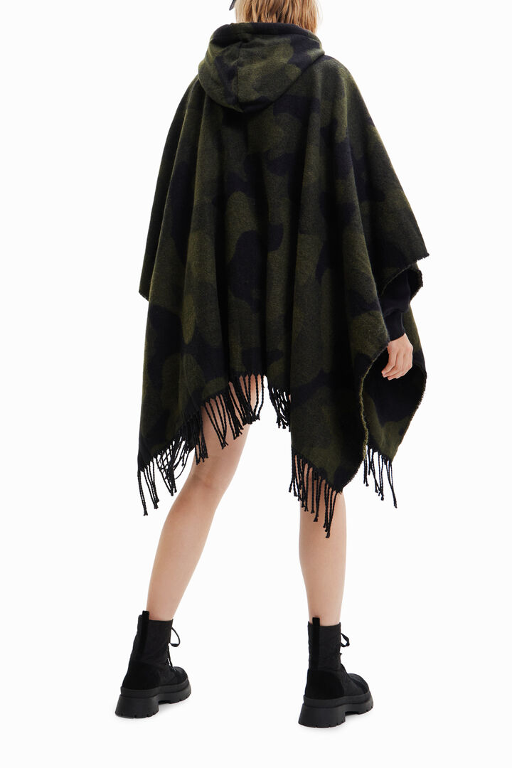 Military poncho | Desigual