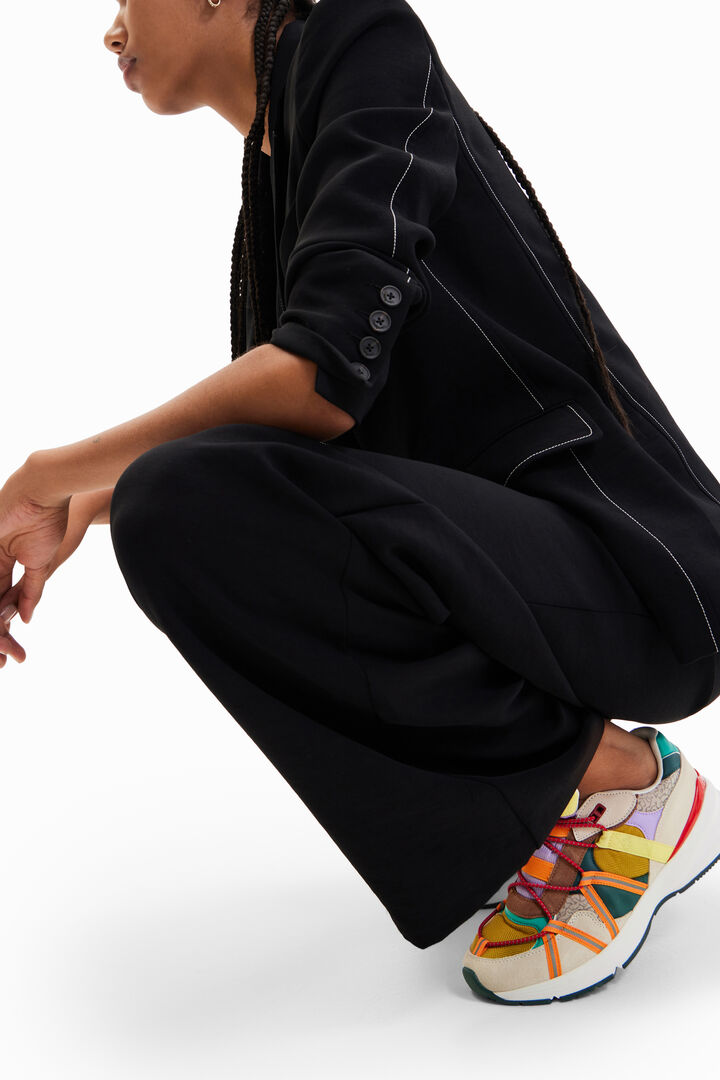 Patchwork trekking details sneakers | Desigual