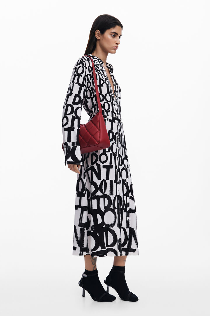 Medium quilted effect bag | Desigual