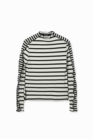 Striped patchwork T-shirt | Desigual