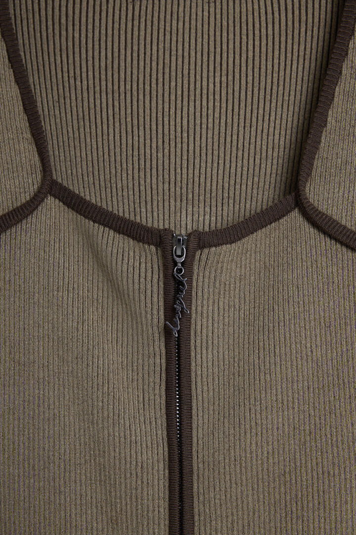 ZIPPER KNIT DRESS | Desigual