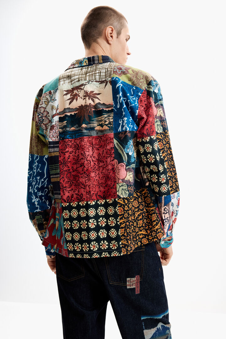 Patch-effect carp shirt | Desigual