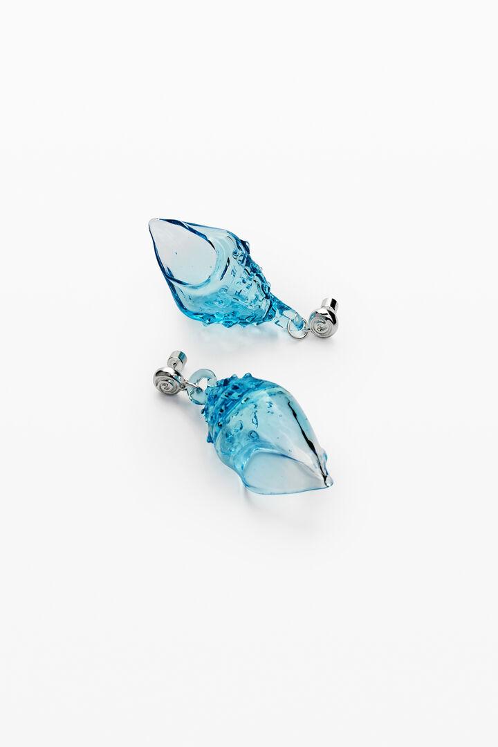Crystal zalio shell earrings | Desigual