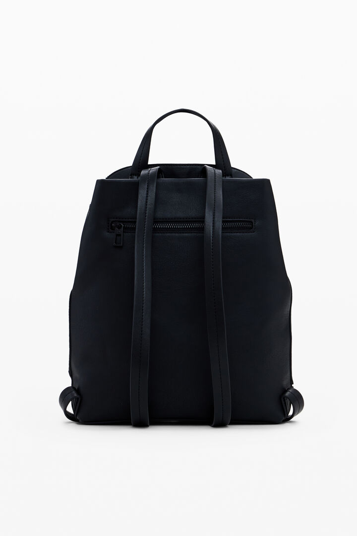 Medium backpack with topstitching | Desigual