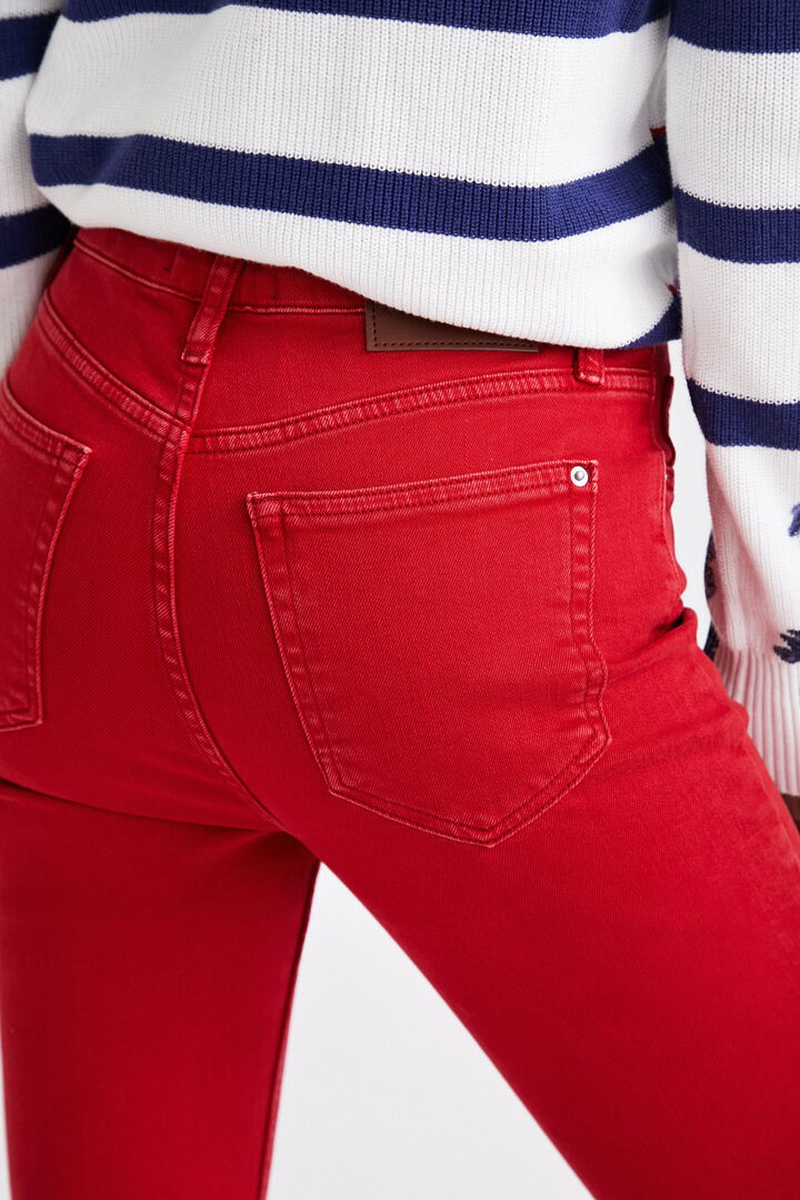 Flared ankle grazer trousers | Desigual