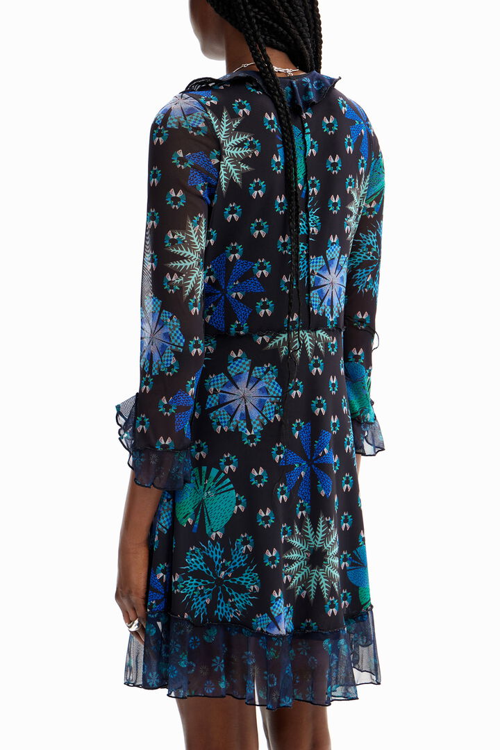 Short ruffle dress | Desigual