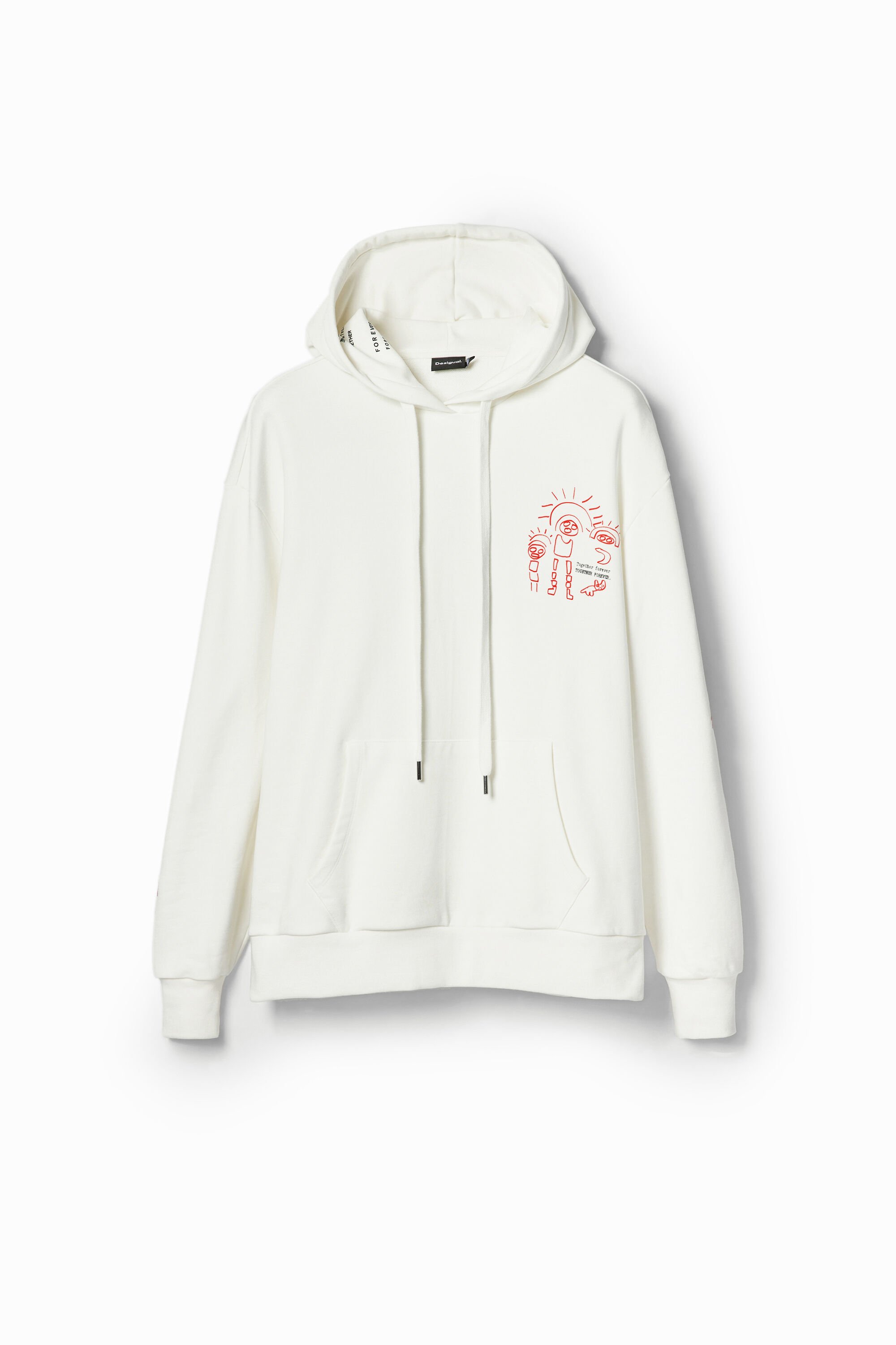 Arty illustrations hoodie Men s I Desigual