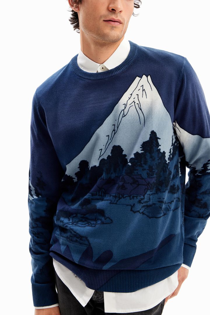 Jersey fino paisaje | Desigual