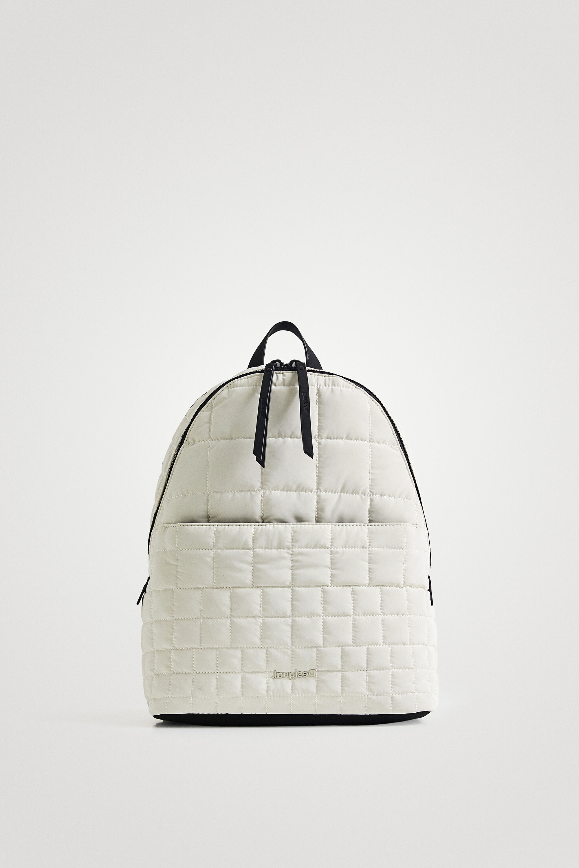 White quilted backpack cheap