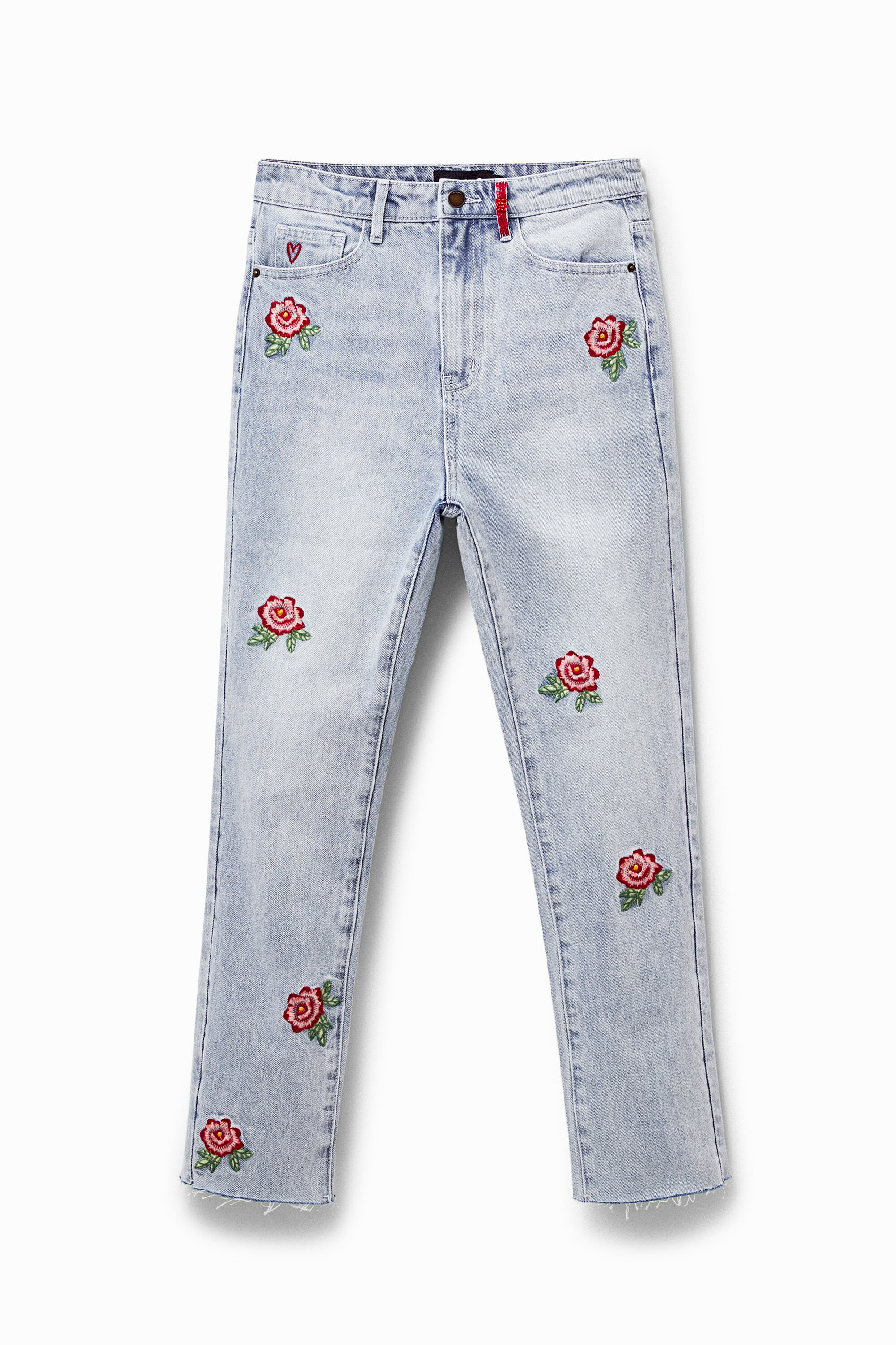 Flowered jeans 2025