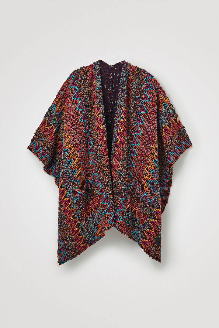 Poncho kaftan marbled wool | Desigual