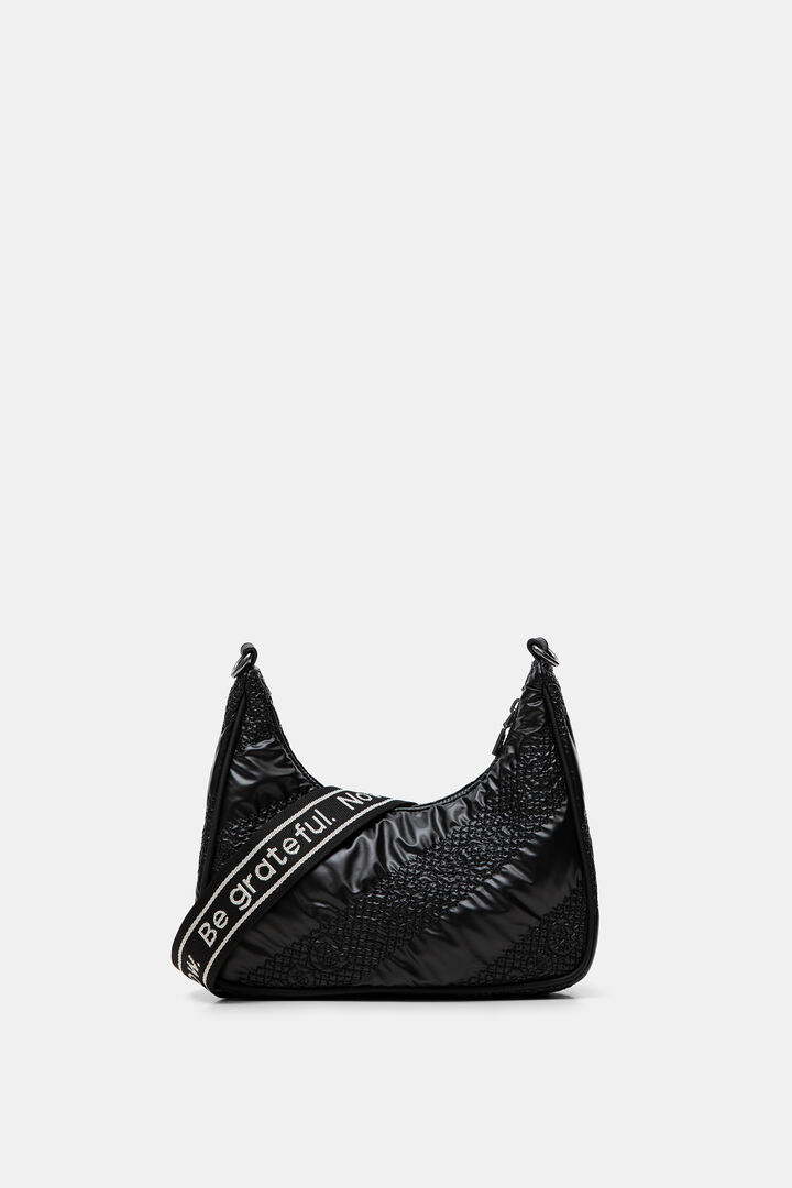 Padded half-moon bag | Desigual