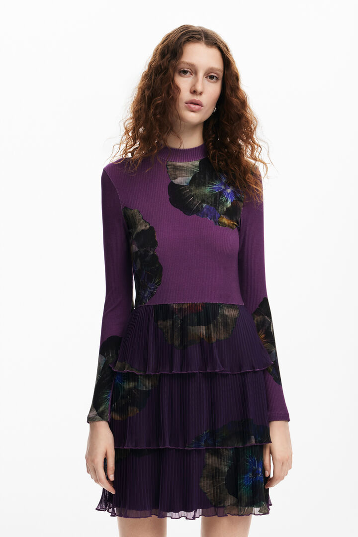 Vestido volantes flores | Desigual