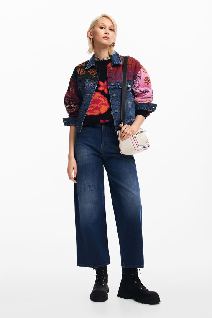 Patchwork denim jacket | Desigual