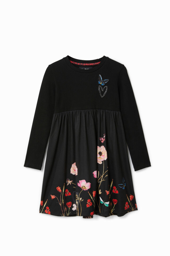 Vestido trapecio flores | Desigual