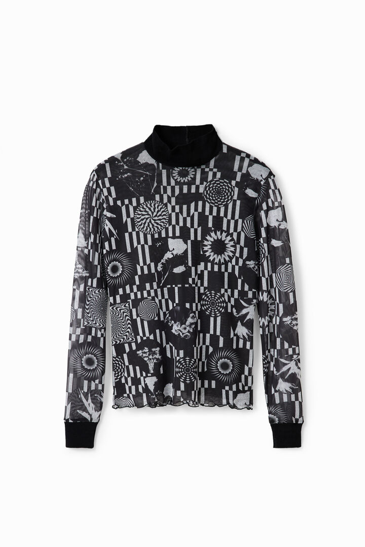 Camiseta slim tul psicodelia | Desigual
