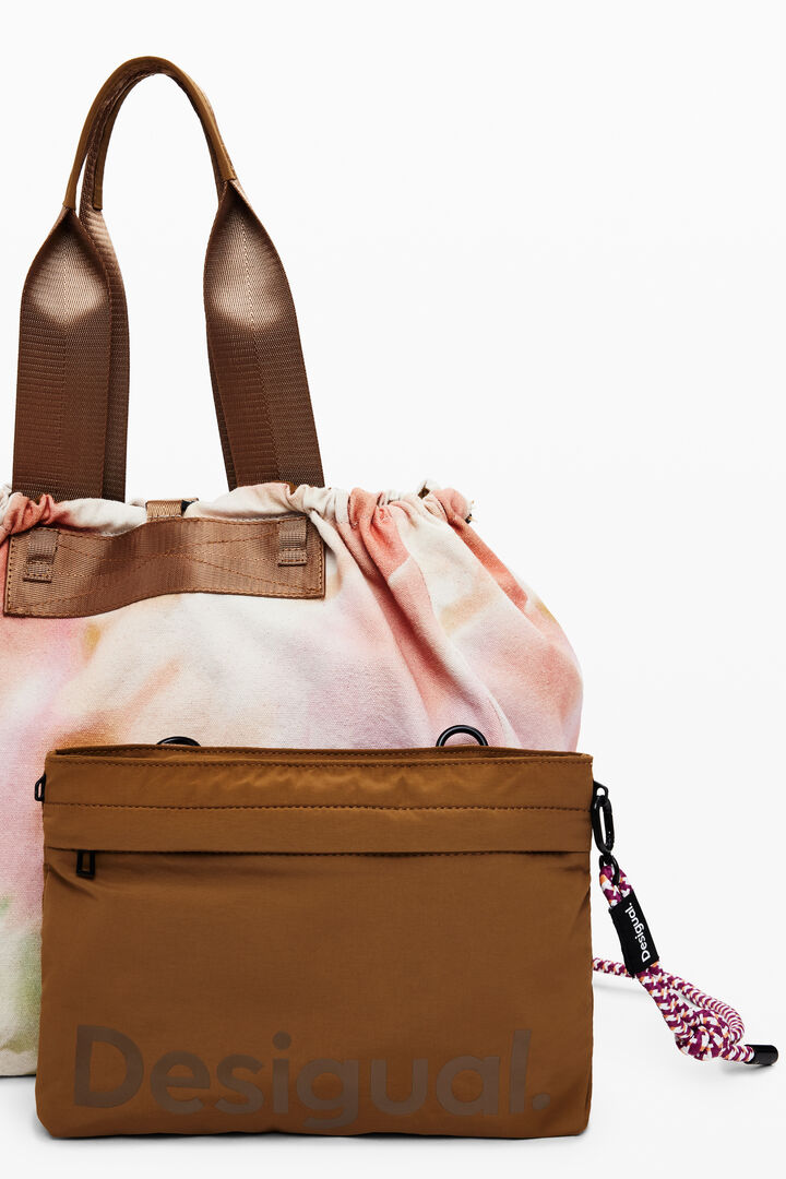 Bolso nylon reversible mediano | Desigual