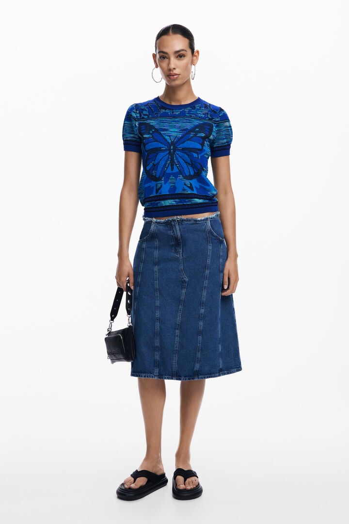 Camiseta punto mariposas | Desigual