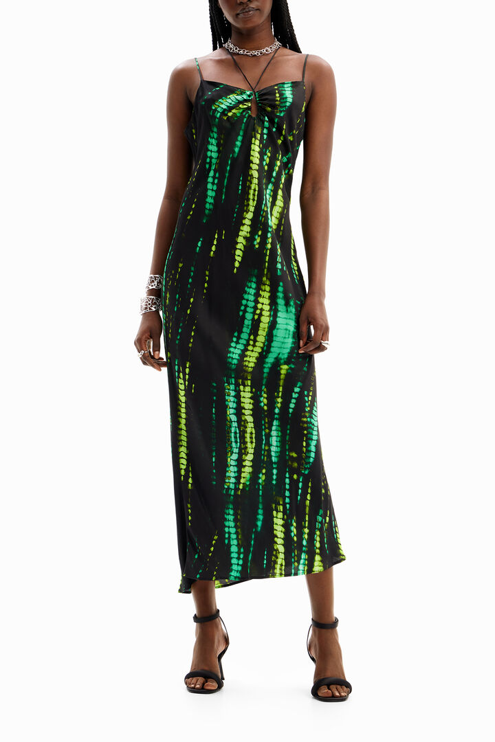 Vestit midi tie-dye | Desigual