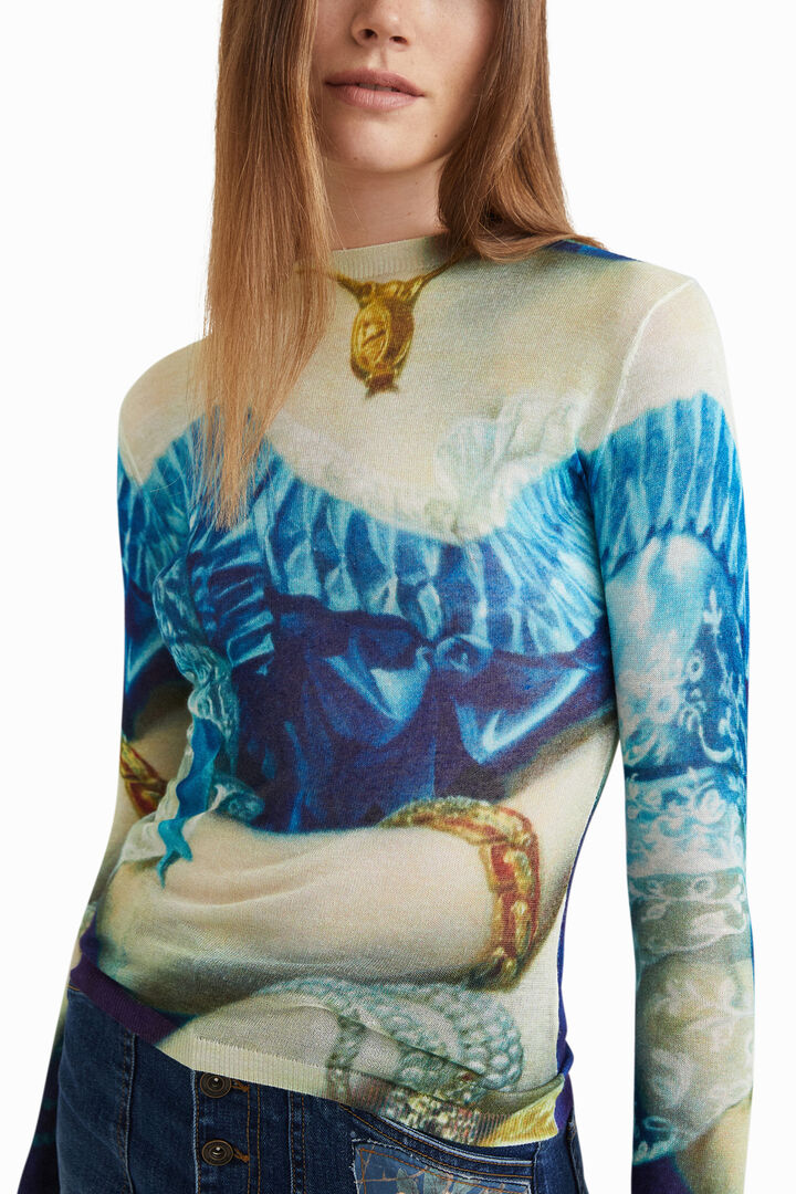 Arty long sleeve T-shirt | Desigual