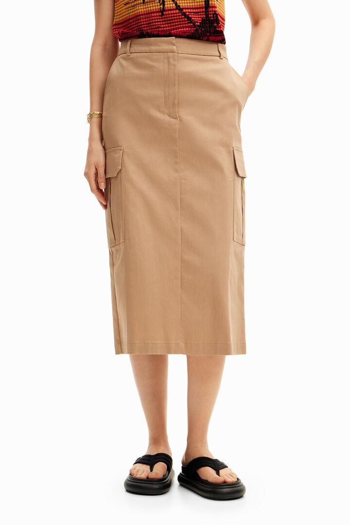 Faldilla midi cargo | Desigual