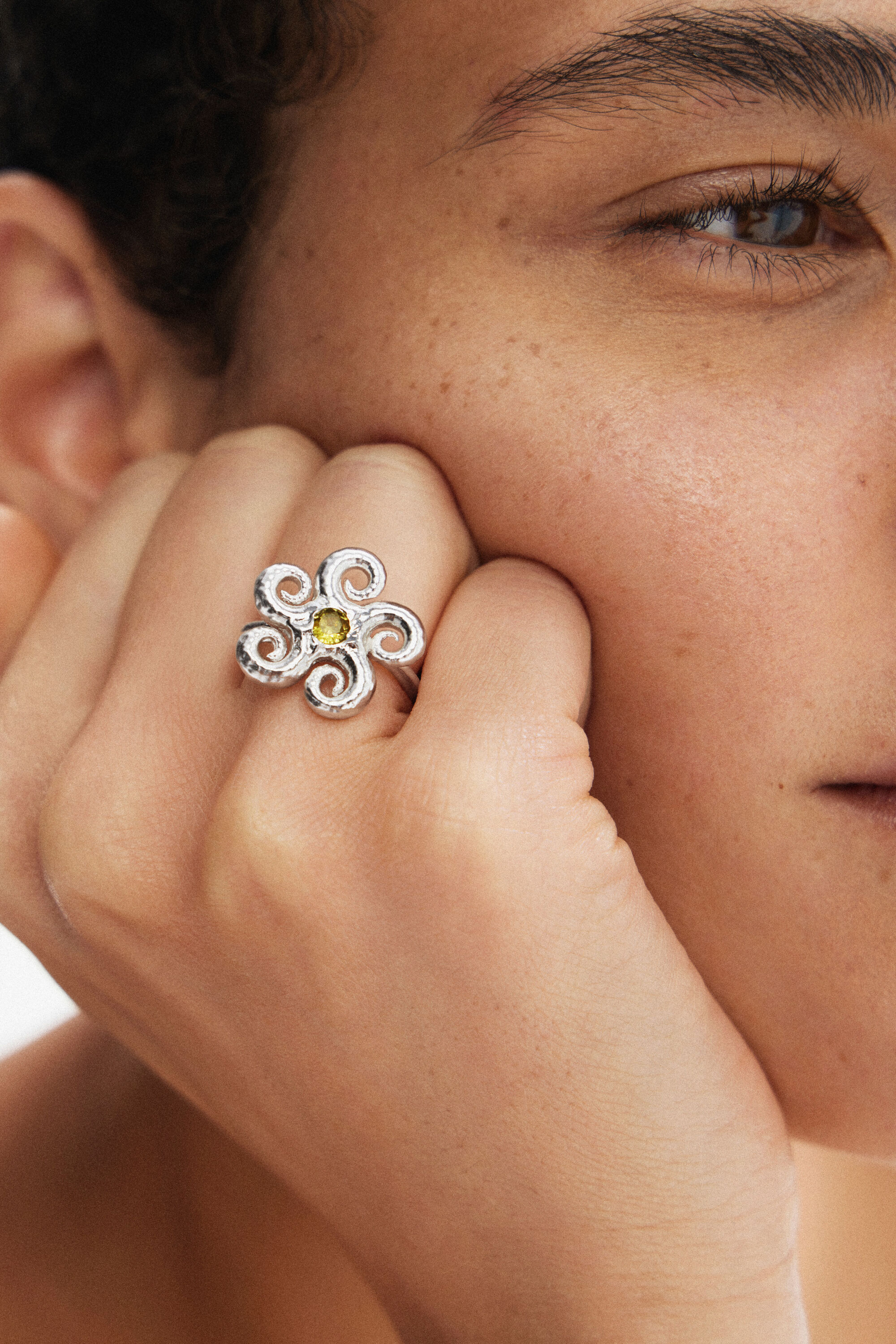 Ring Seestern Silberbad Zalio