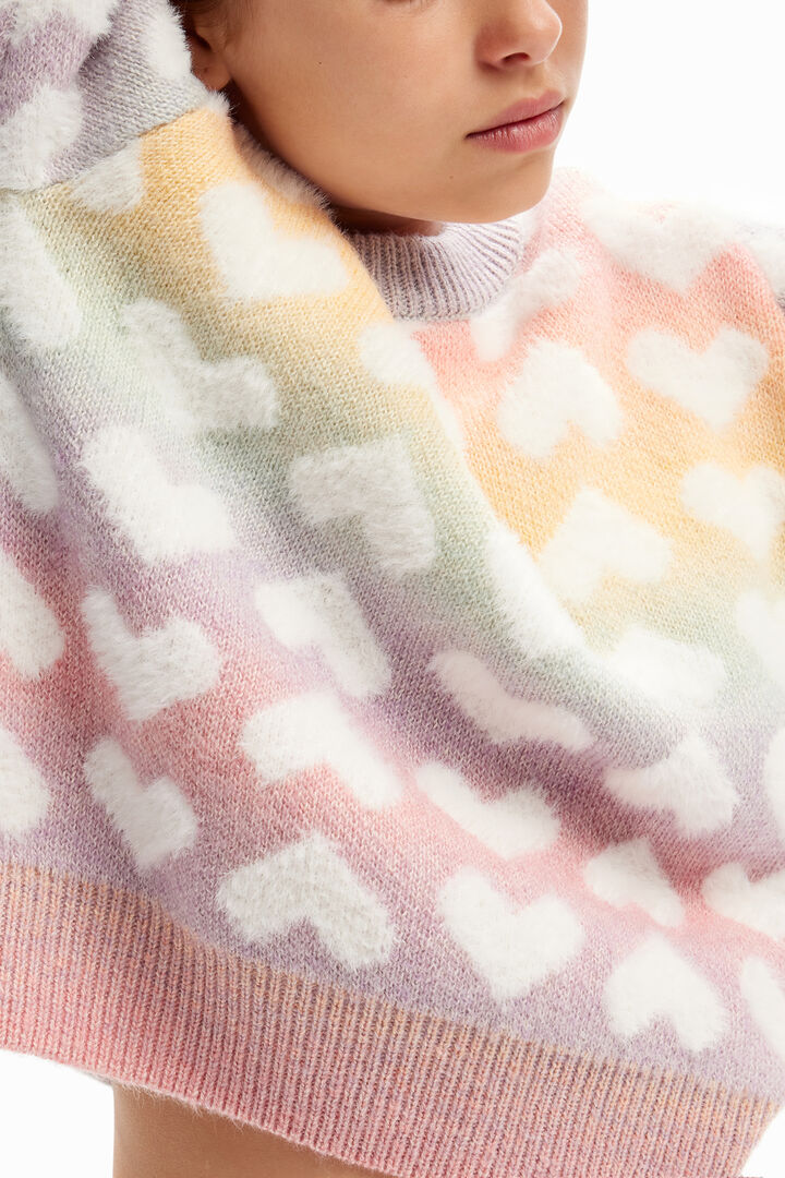 Dégradé heart pullover | Desigual