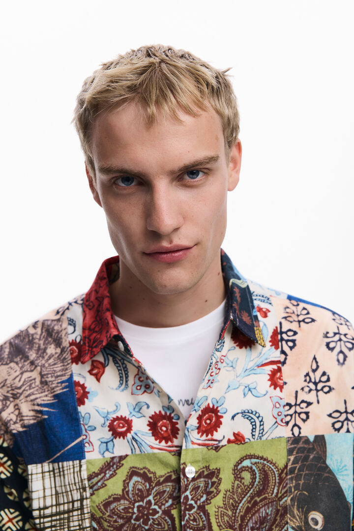 Chemise effet patch carpe | Desigual