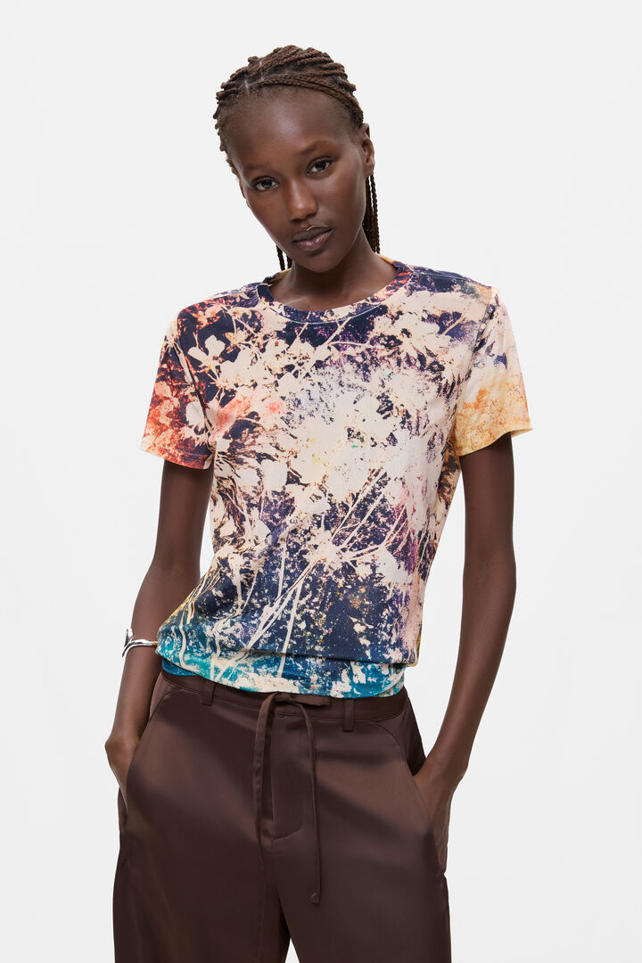 T-shirt &agrave; imprim&eacute; tie-dye