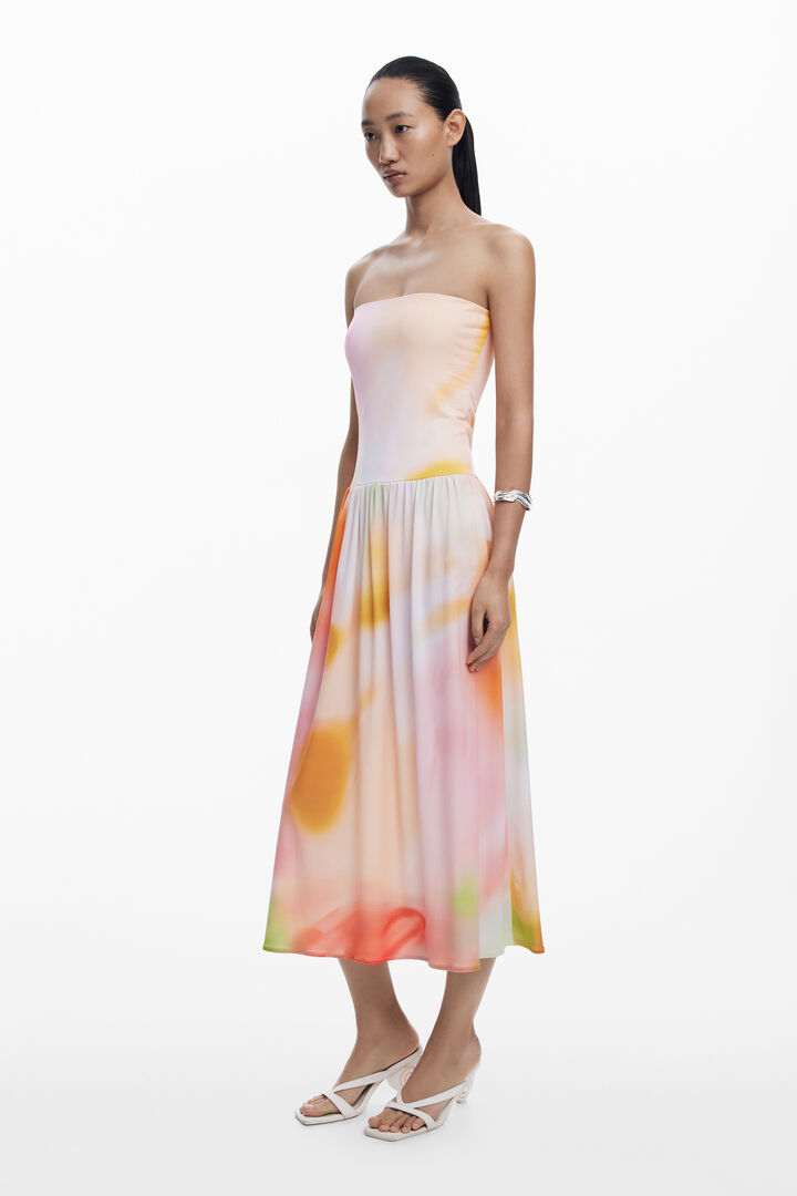 Vestido largo degradado 2 en 1 | Desigual