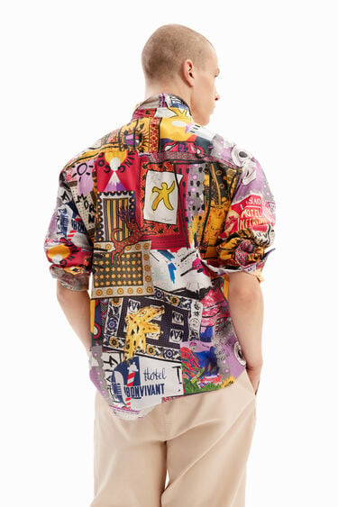 Camicia popeline patchwork | Desigual