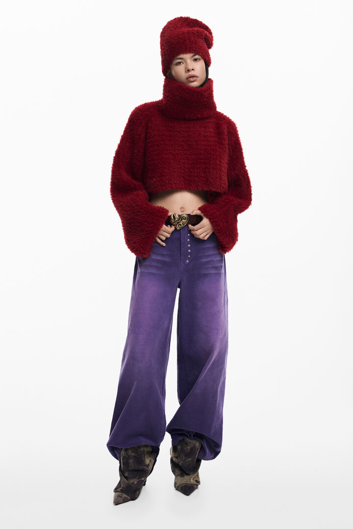 PACK CROP SWEATER AND HAT | Desigual