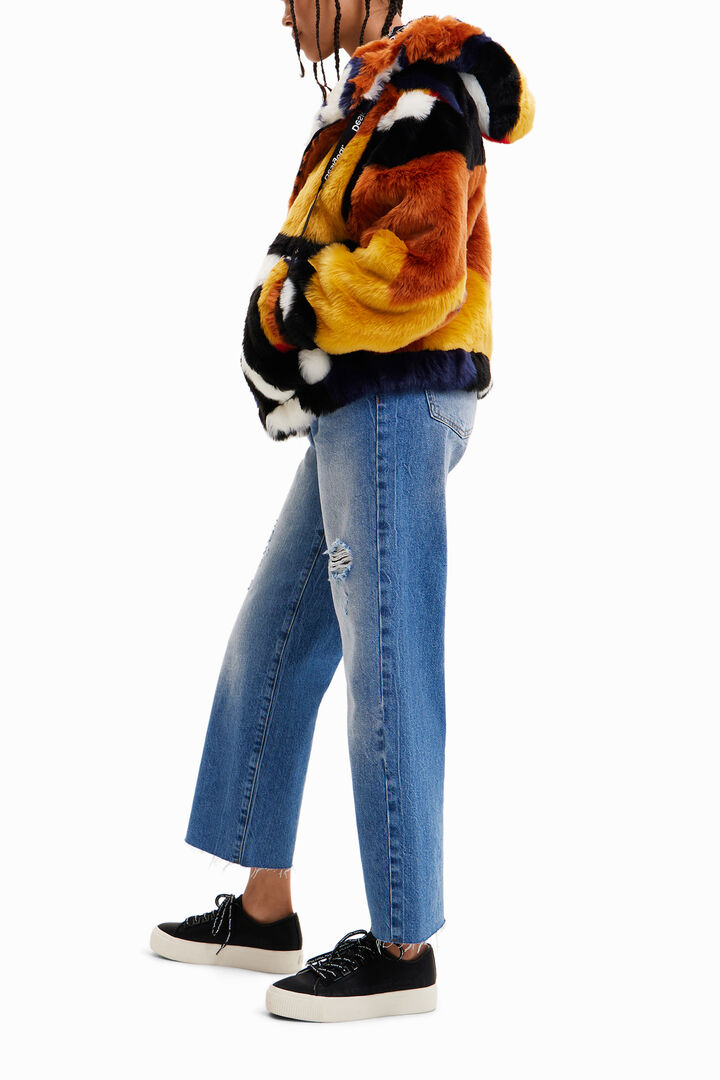Oversize plush jacket | Desigual