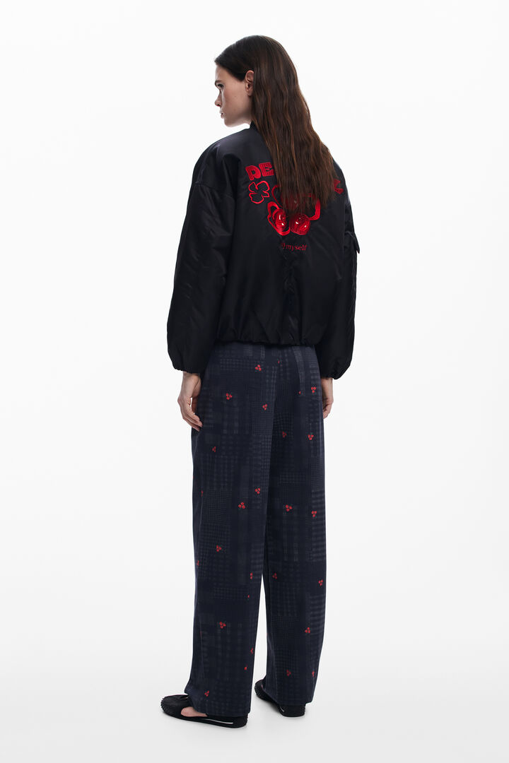 Checkered and cherry pants | Desigual