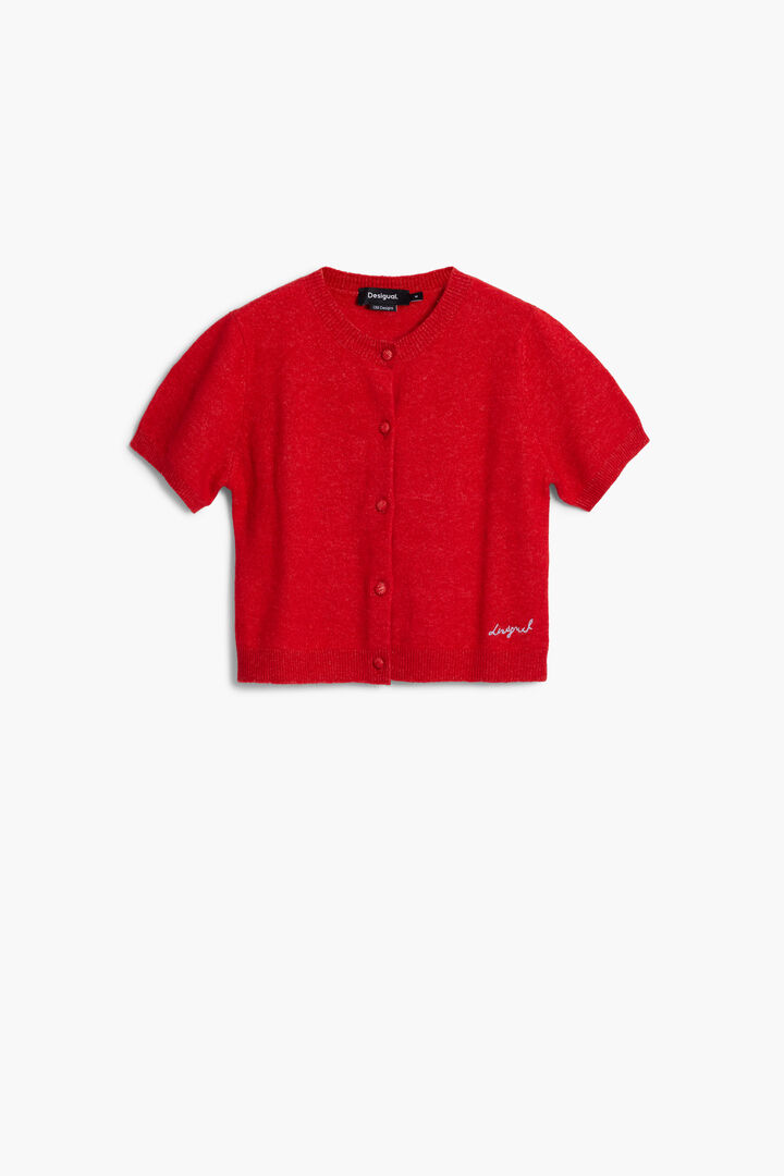 Short-sleeve button sweater | Desigual