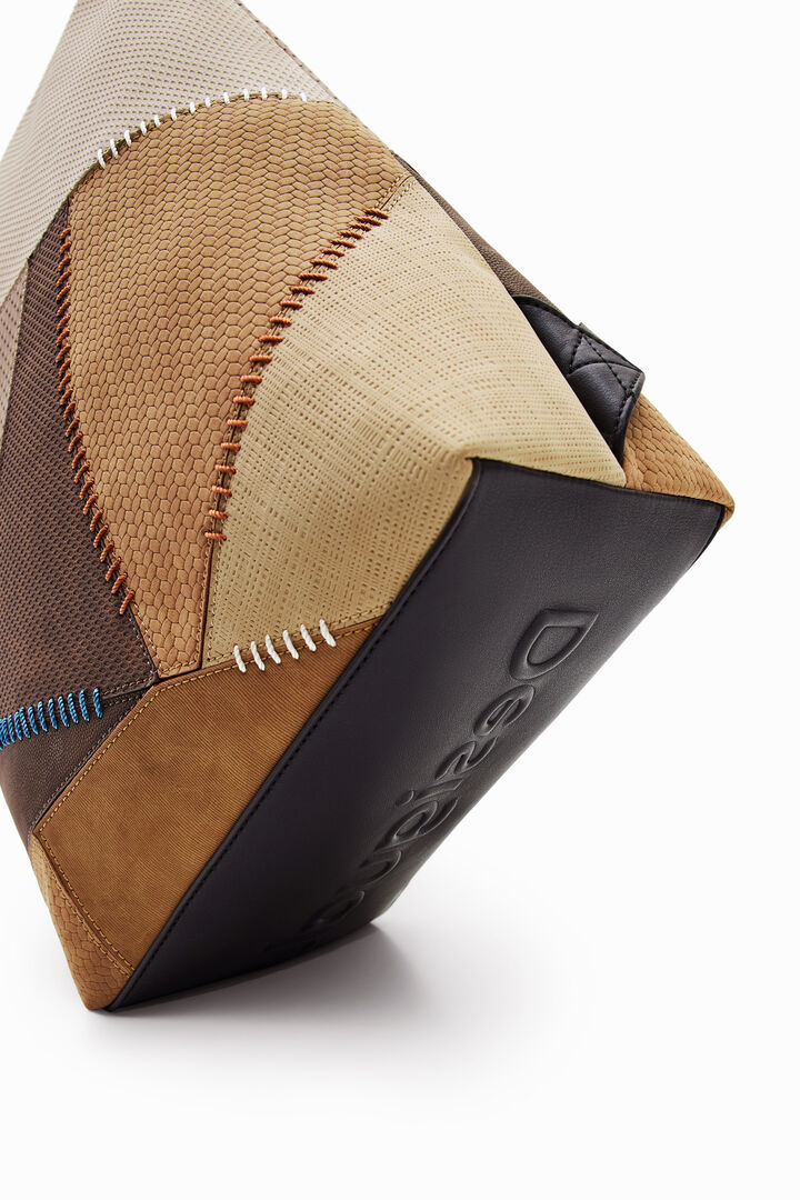 Multi-position patchwork backpack | Desigual