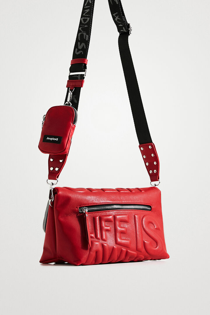Sac à bandoulière "Life is Awesome" | Desigual