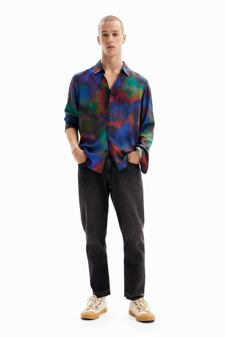 Flowing watercolour shirt | Desigual