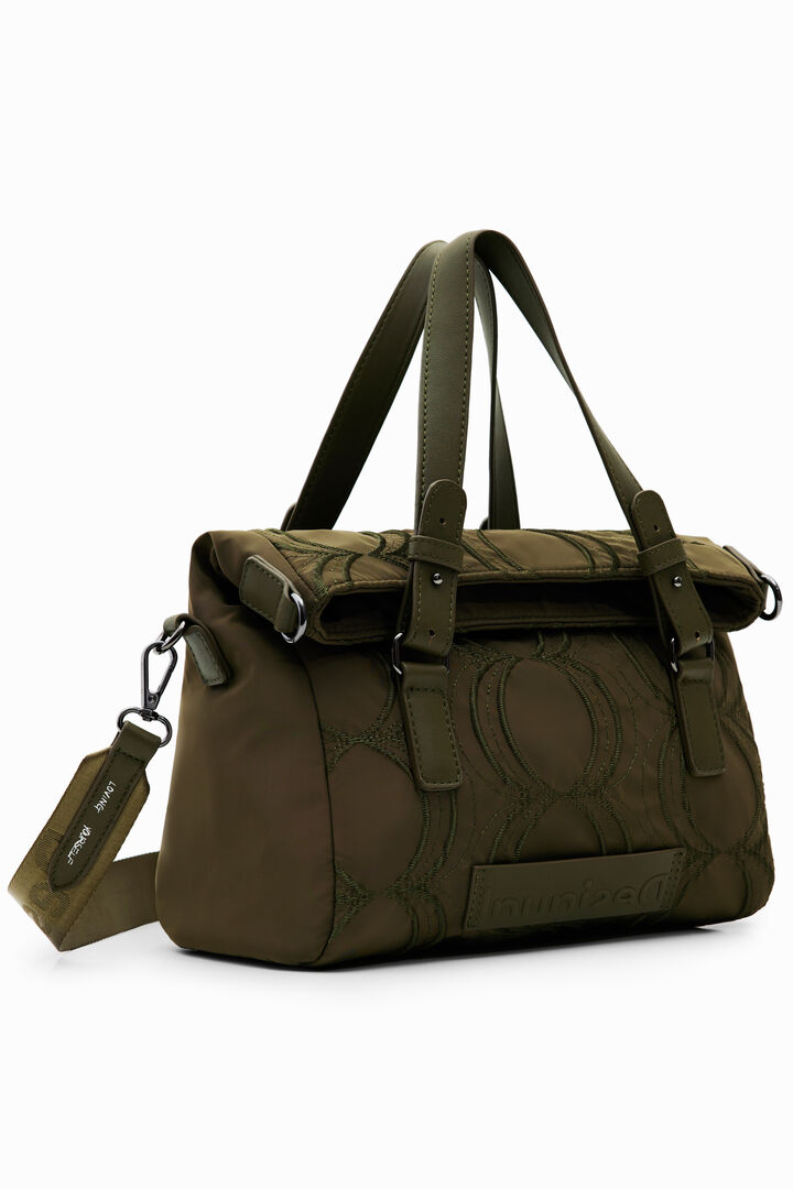 Embossed circles handbag | Desigual
