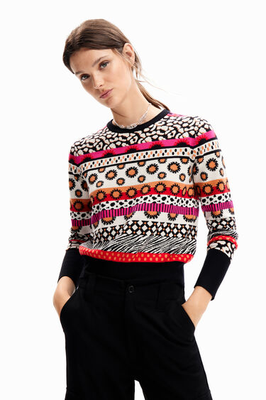 Short border pullover | Desigual