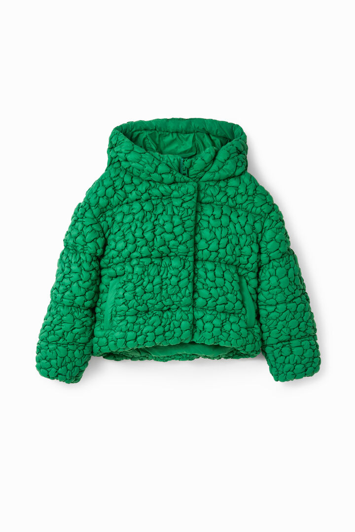 Textured quilted jacket