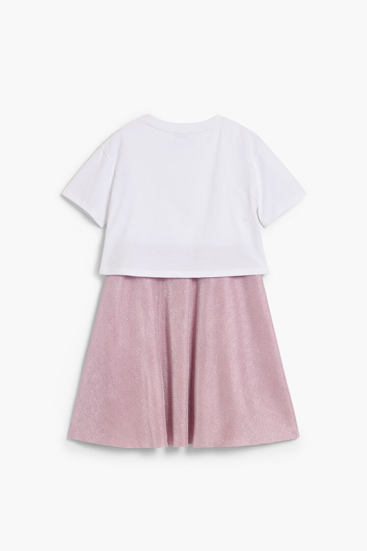 Double-layer dress with hearts | Desigual