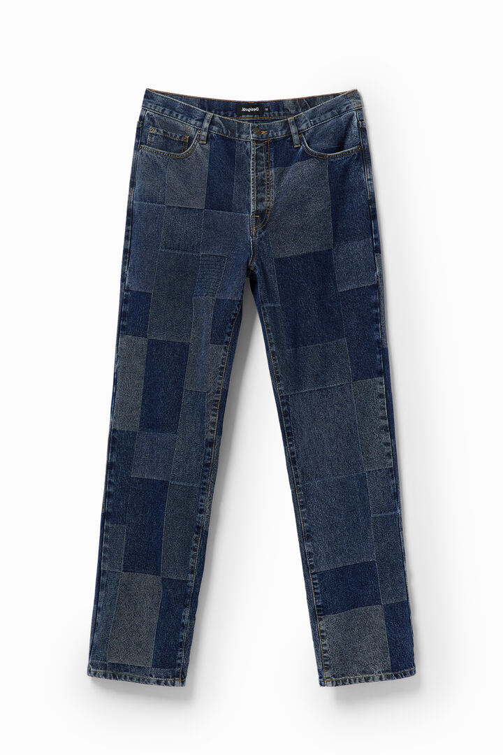 Jeans Straight quadri | Desigual